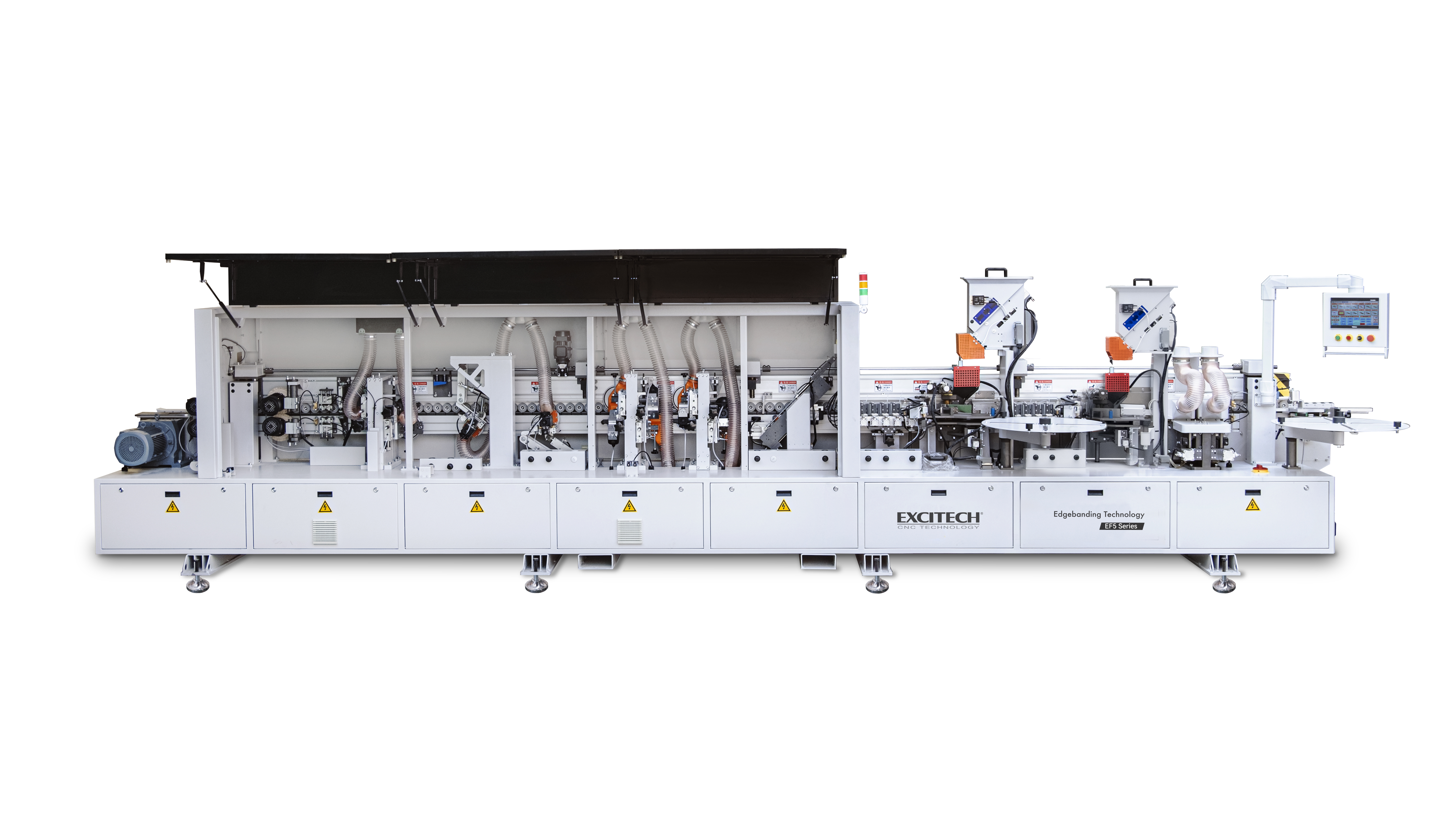 Bordatrice per l'industria del legno con funzioni complete di pre-fresatura
