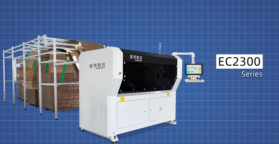 Macchina per la produzione di scatole Excitech CNC 2300, soluzioni di imballaggio intelligenti!