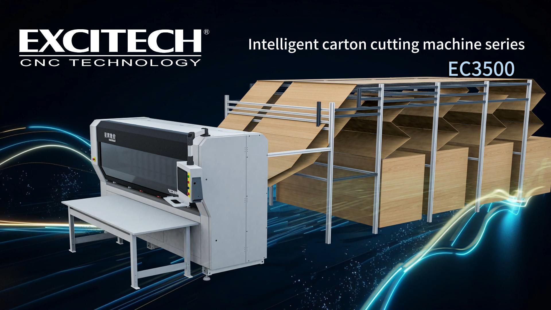 Taglierina per cartoni Excitech | Taglierina multistazione per libreria a otto fogli serie EC3500.