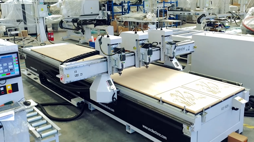 Configurazione base della macchina da taglio CNC.