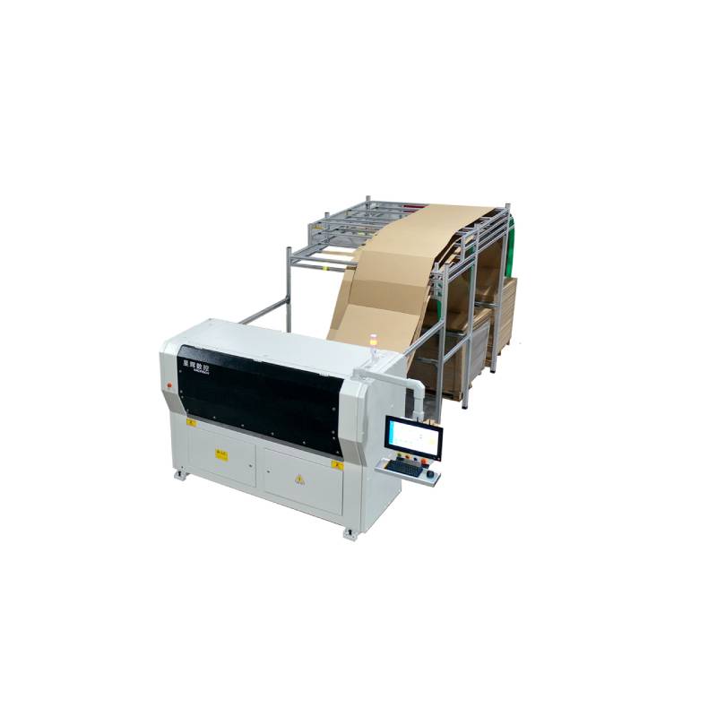 Taglierina per carta ondulata continua