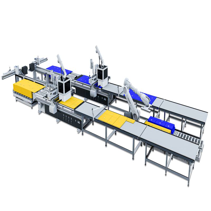 Unità di nidificazione per fabbrica di mobili intelligenti CNC in legno